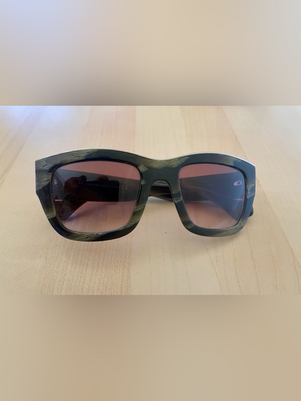 Balenciaga Unisex  Havana /Tortoise Shell Sunglasses